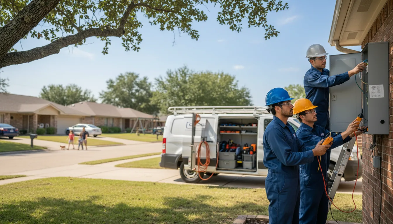 Certified electrician providing emergency electrical services in La Vergne, TN